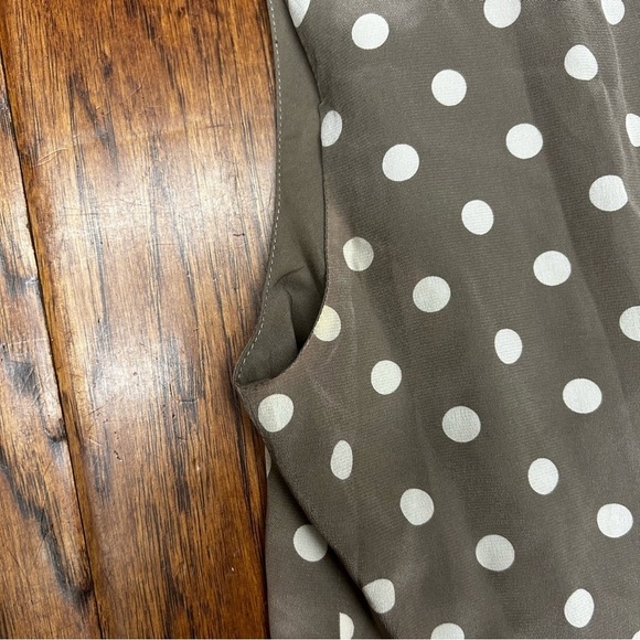 Madewell Shirred Silk Polkadot Dress - Picture 5 of 9